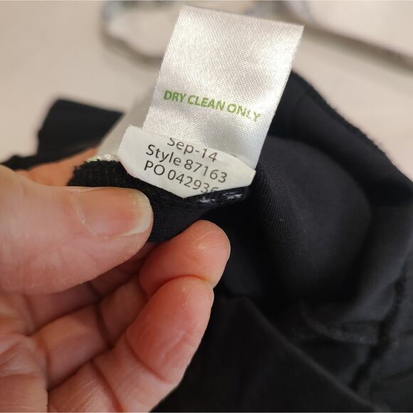 Lilly Pulitzer Cropped Ankle ‘Tuxedo Travel Pants’ in Black Size Small - Picture 9 of 11